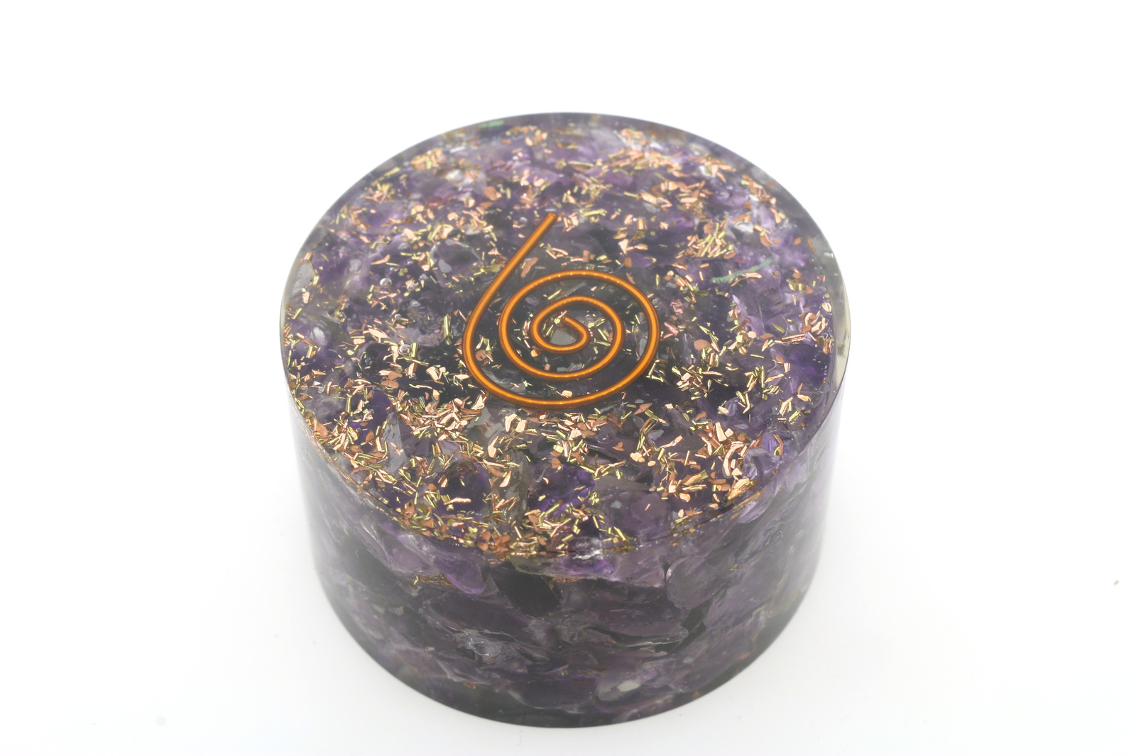 Amethyst Orgone Tower Buster 1.75″ EMF Protection Energy Generator