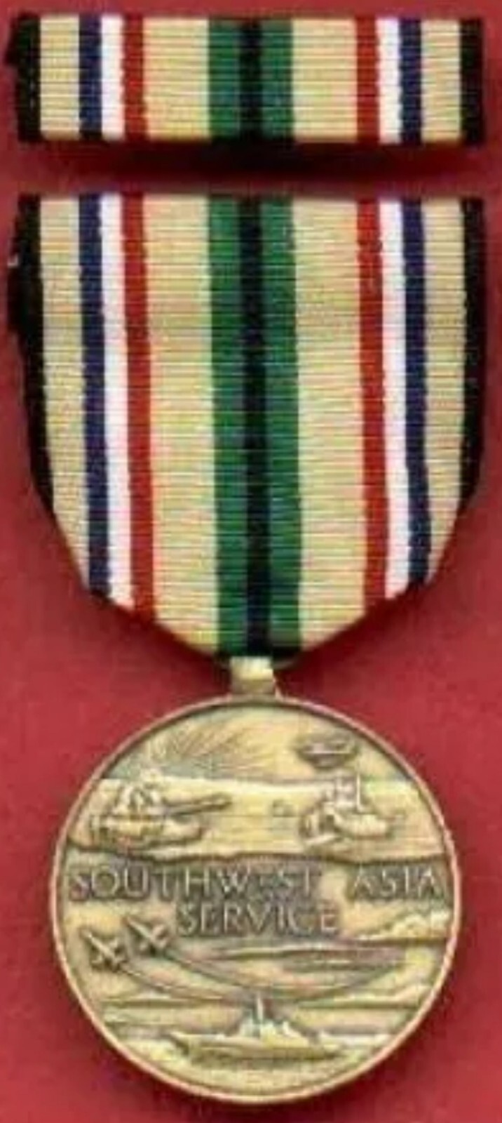 Southwest Asia Service Medal Operation Desert Shield Storm Gulf Army SASM NEW!