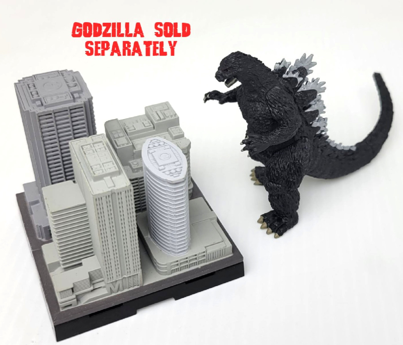 GEOCRAPER Medium-rise Set 3 Diorama Japan 2″ Mini Buildings Godzilla Gashapon