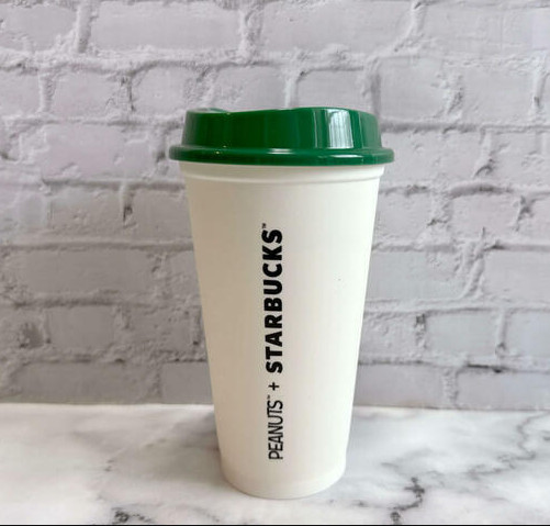 Reusable 2025 Snoopy White Cup 473ml – Limited Edition Japan Starbucks × Peanuts