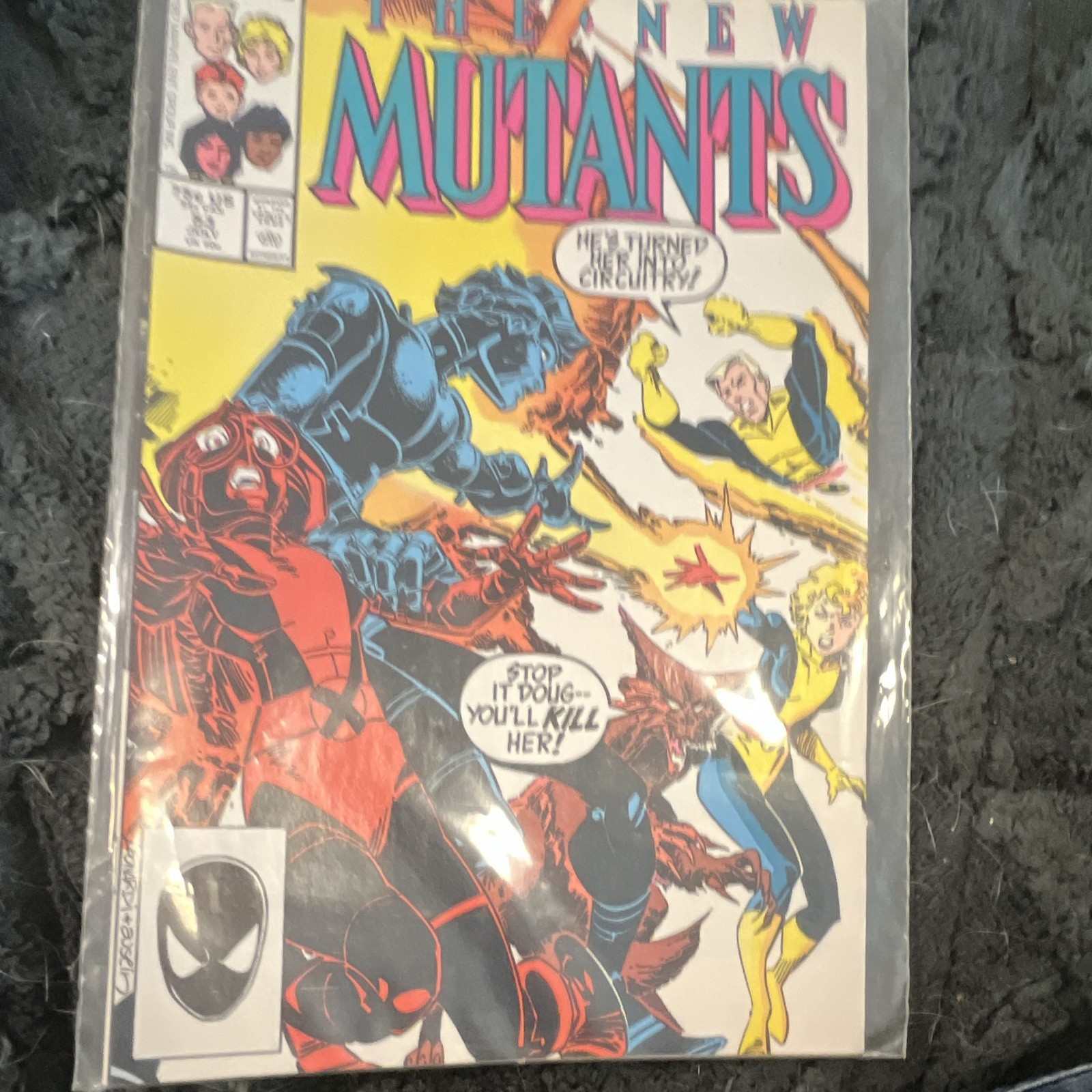 Marvel Comics The New Mutants Color Single Issue Comic Book Single Unit