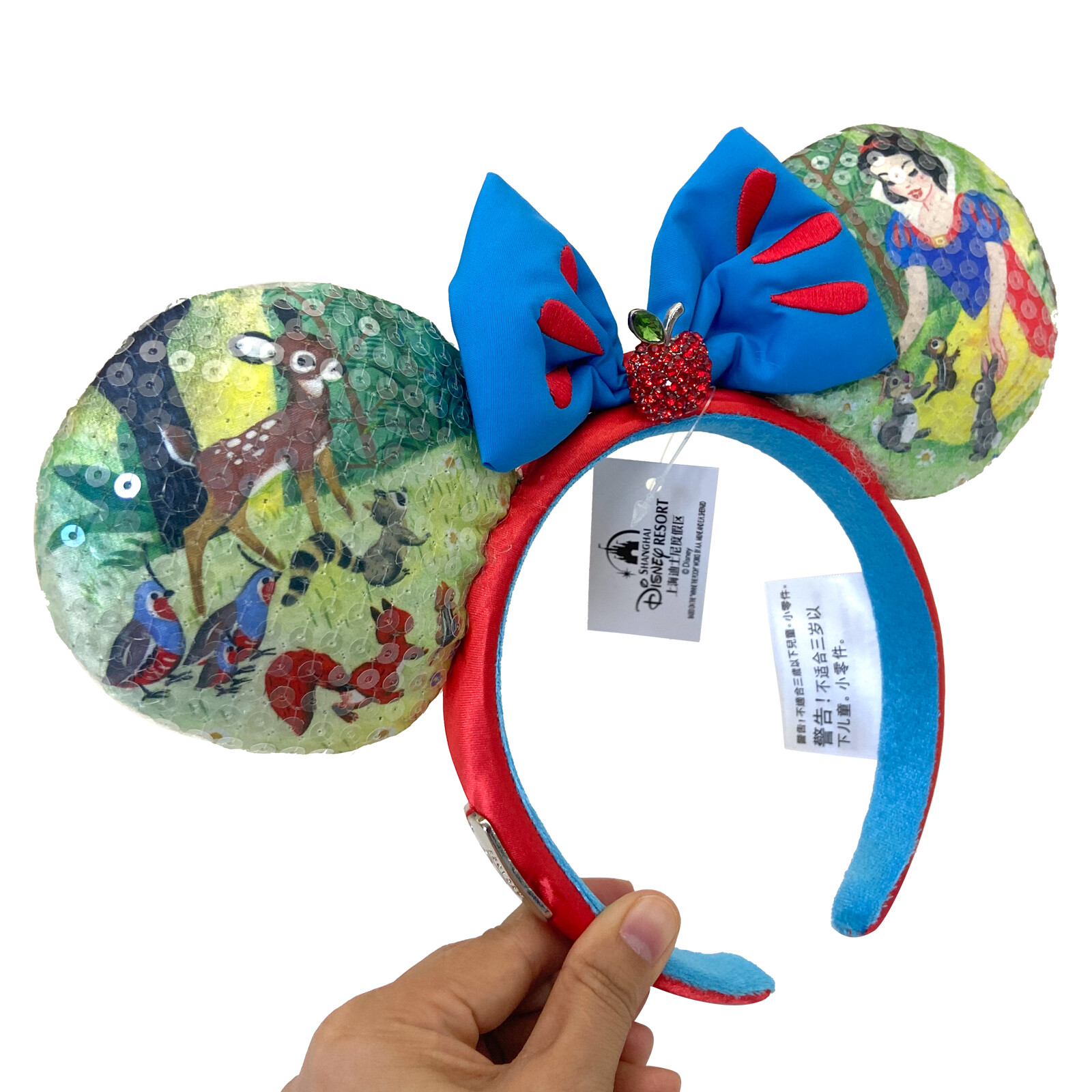 Disney Parks 100 Years Decades 2 of 10 Snow White Minnie Ears Headband NWT