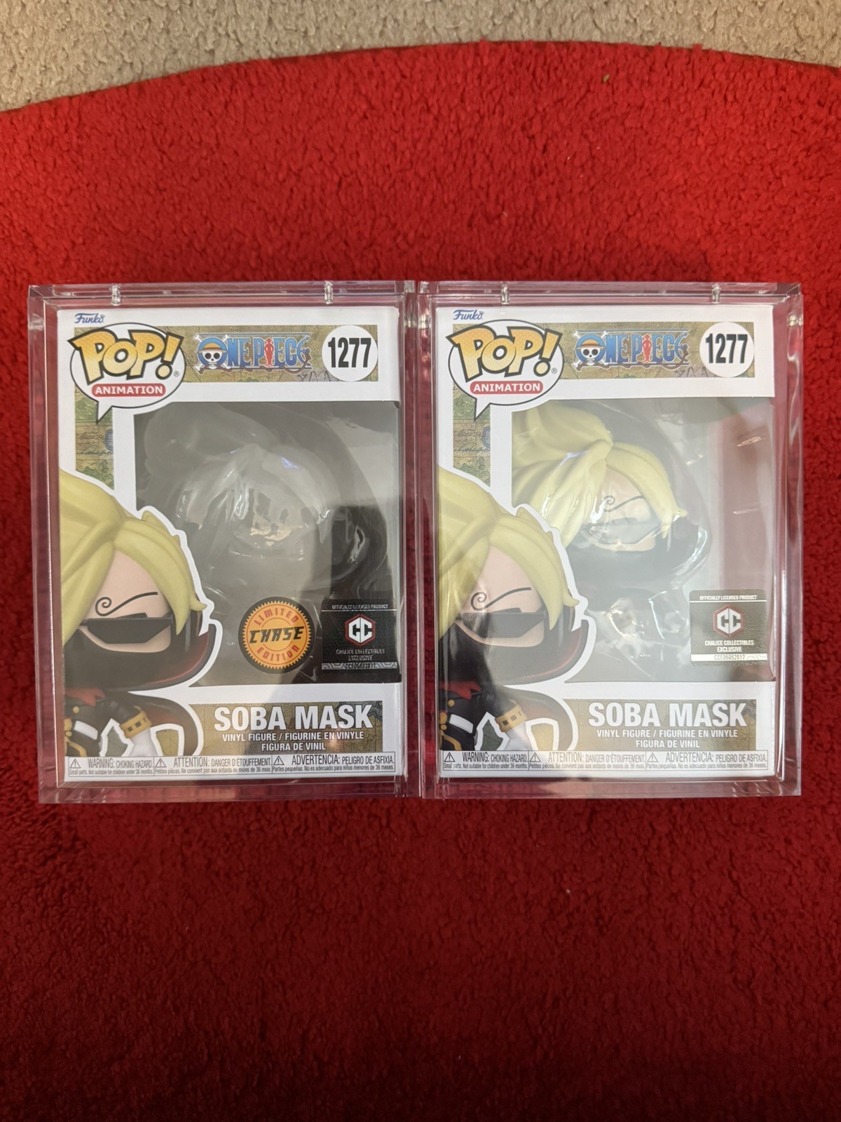 Funko Pop! One Piece Soba Mask CHASE & Common #1277 Chalice Collectibles
