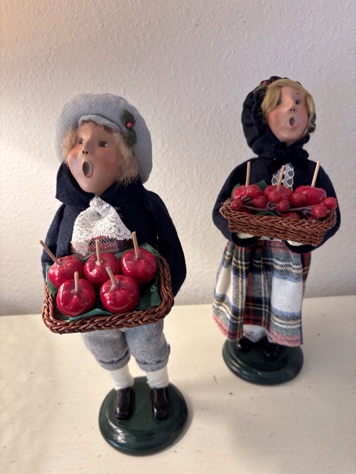 Byers Carolers Autumn Apple Harvest Boy And Girl.