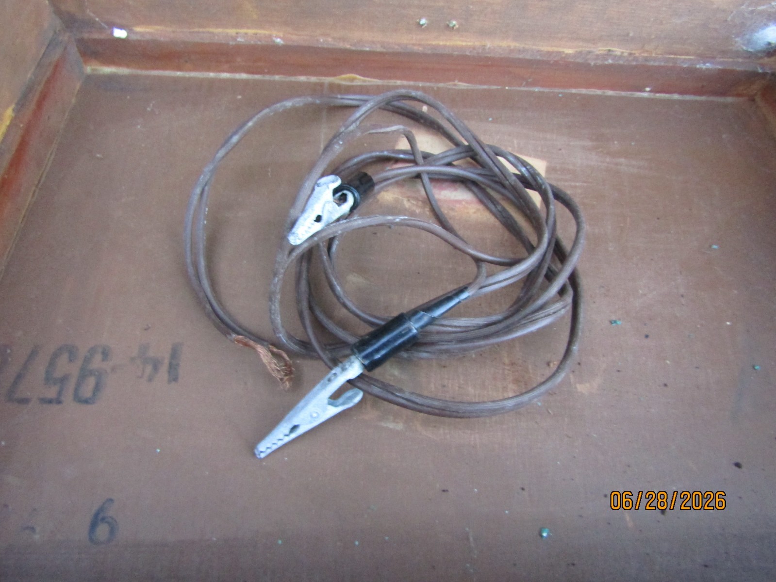 Vintage Lineman Worker Portable Telephone Box w Ring Generator Litton Phone Set