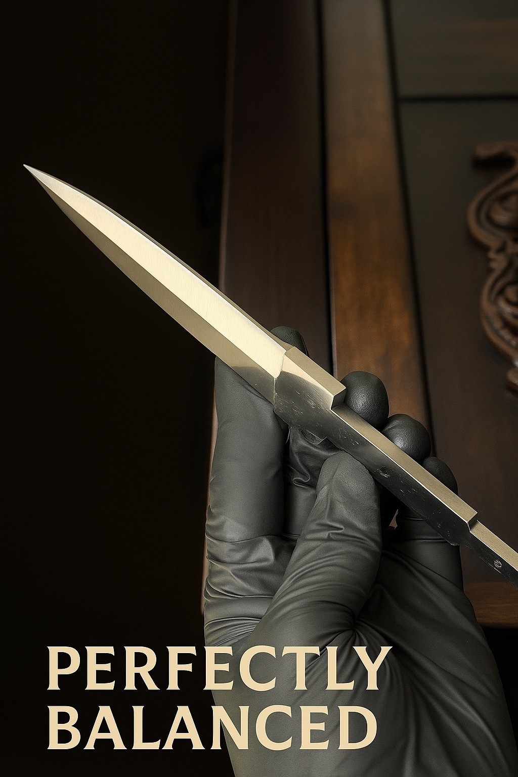 Jayger Handmade High Carbon Steel Hunting Knife Blank Blade-Double Edge