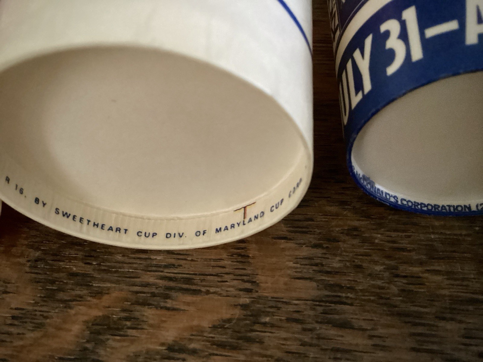 Cup McDonald’s Paper Set Speedee 15 Million 1993 Olympics Ceramic Light Building