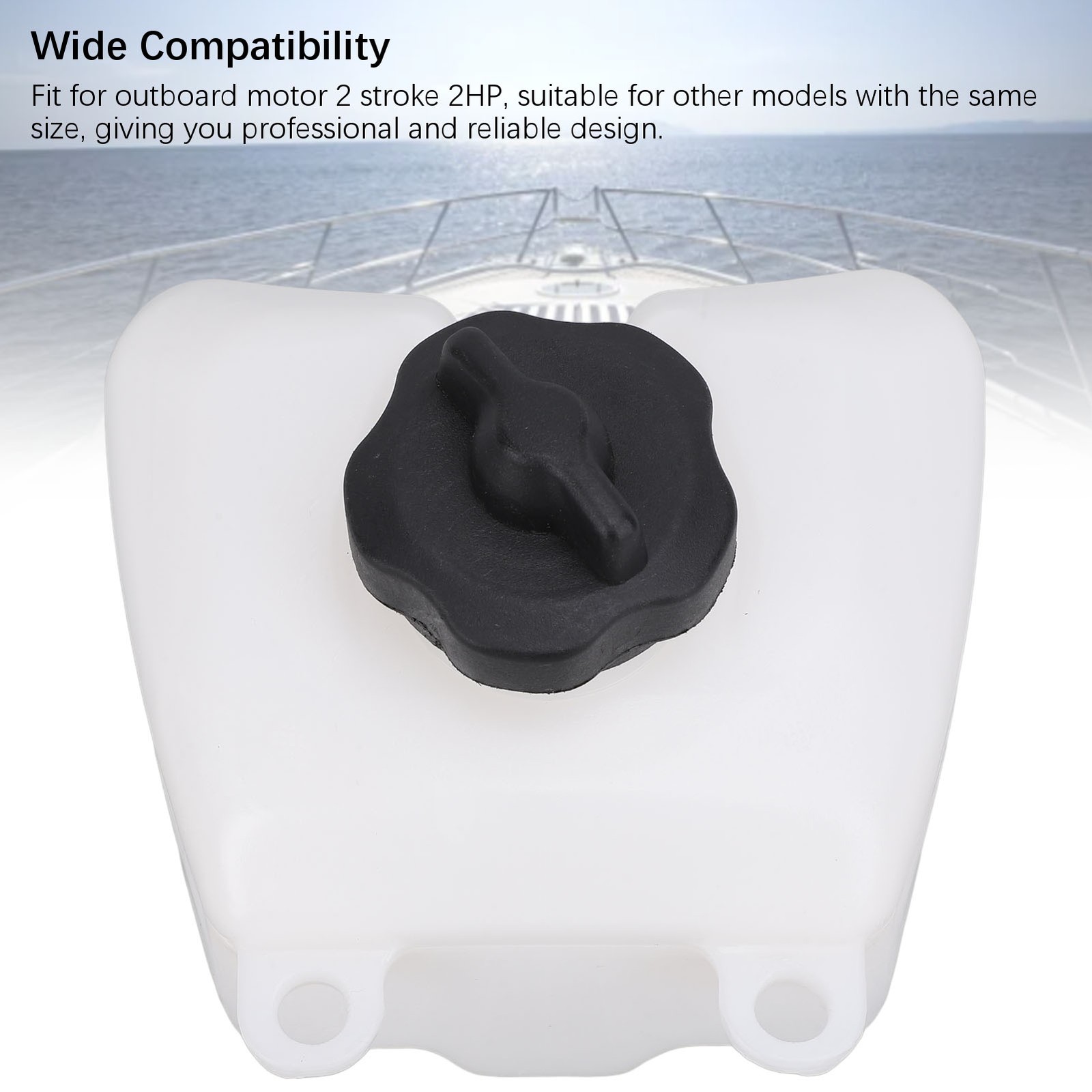 Fuel Tank With Cover Strong Sealing Oil Tank Assembly For Outboard Motor 2 Stro･