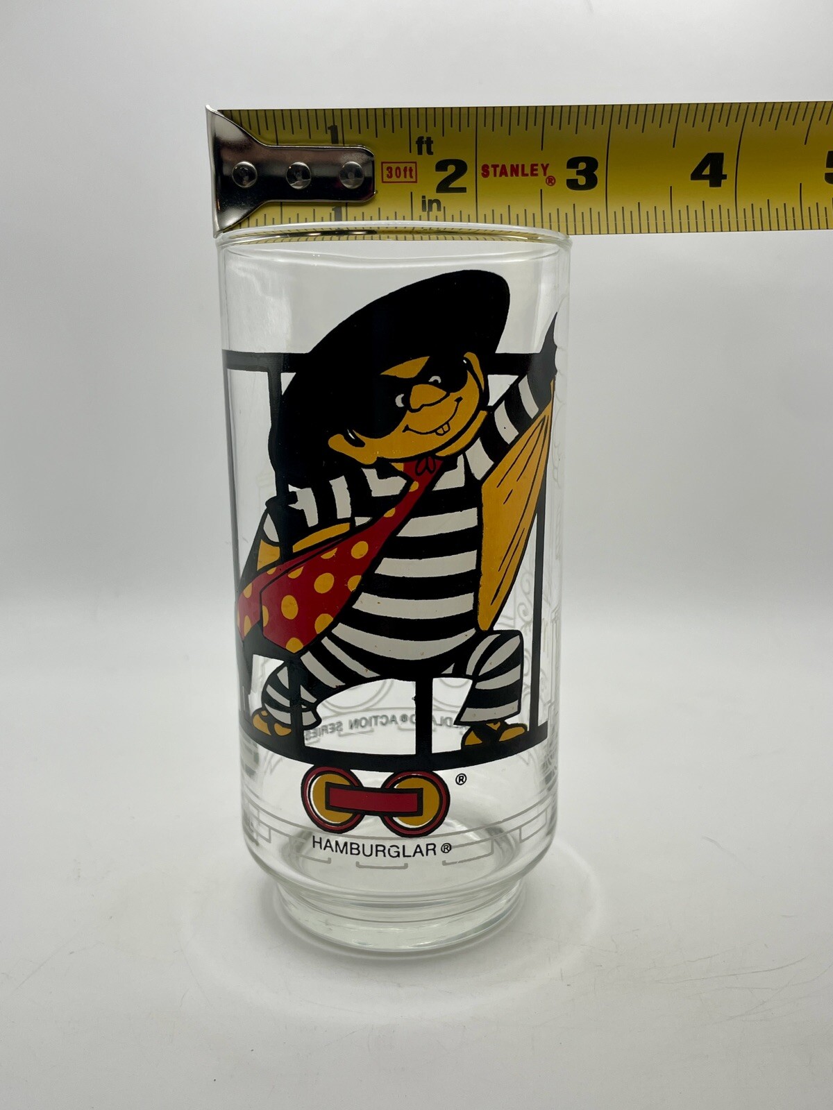 1977 McDonald’s Action Series Glass Tumblers HAMBURGLAR Over 50 Available