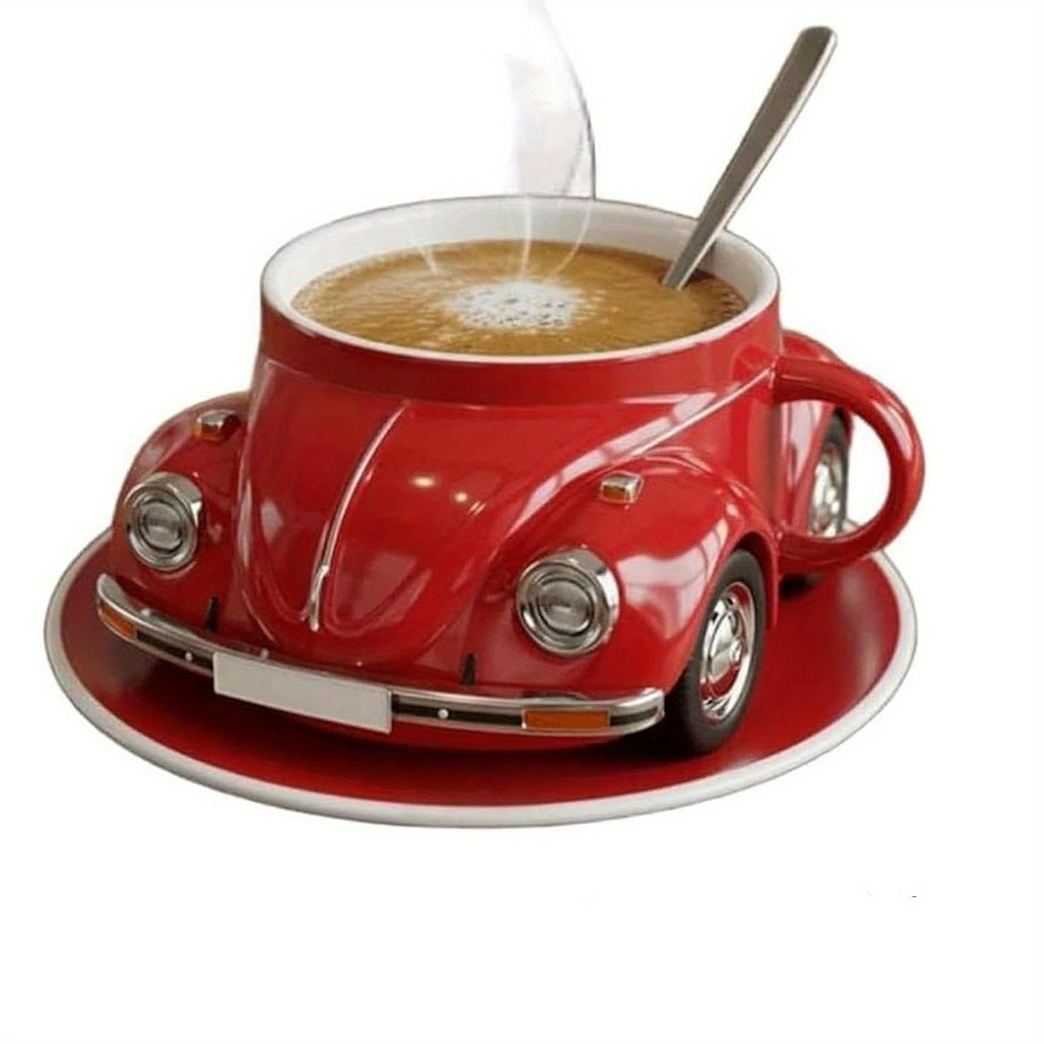 Beetle Shaped Coffee Mug Beetle Shaped Cup Unique Car Shaped Cup Large Capacity