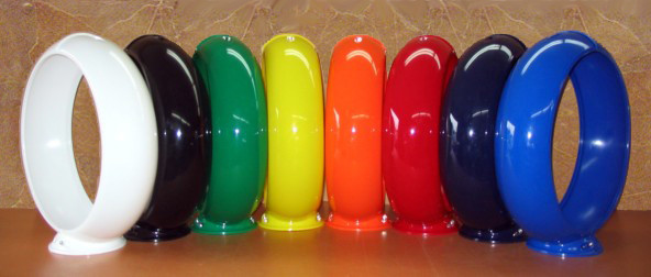 Reproduction Plastic Gas Pump Globe Bodies 13.5″ * Petro Oil * GAS PUMP GLOBES