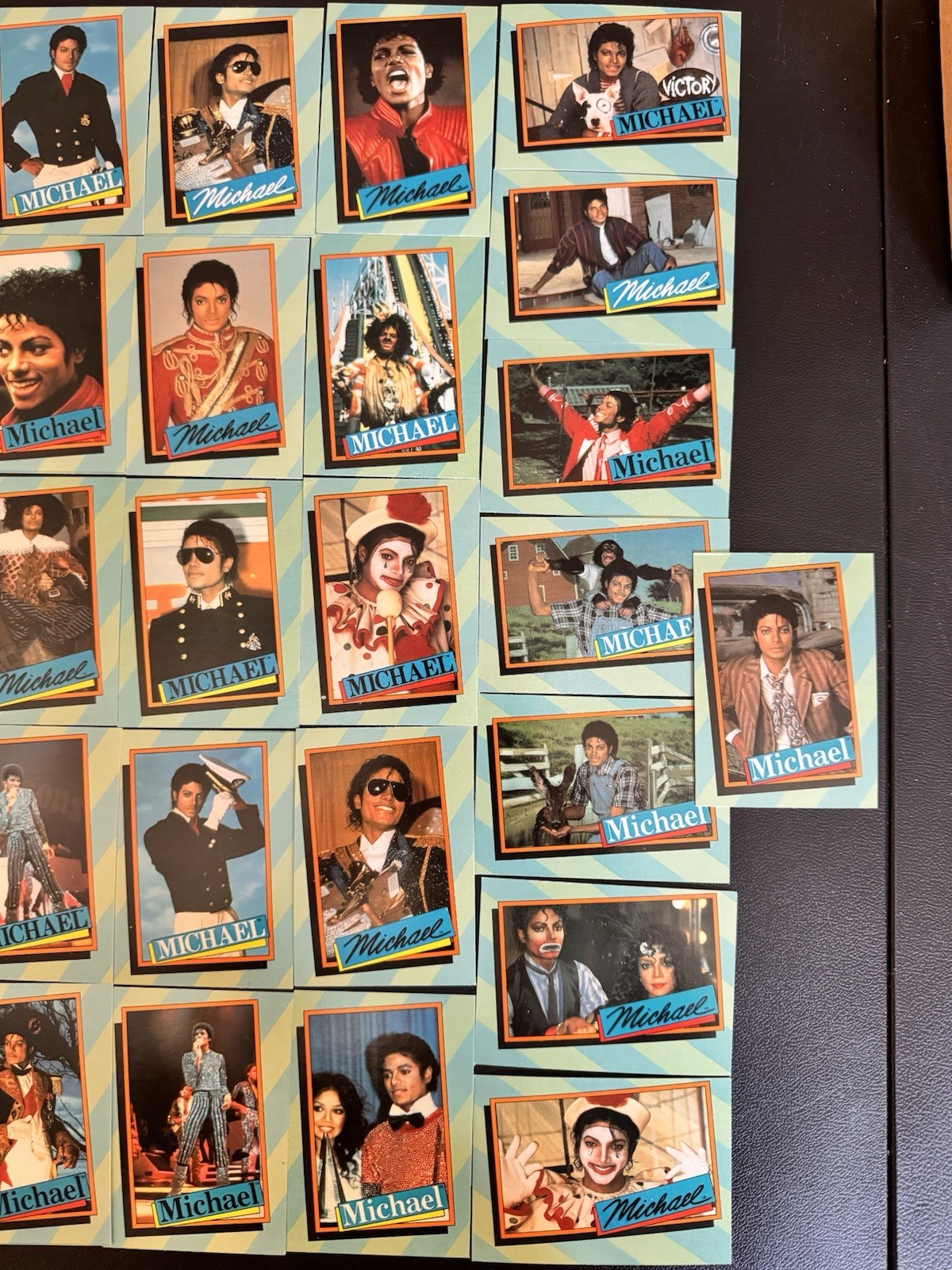 MICHAEL JACKSON Series 2 Complete Trading Card Set – ALL 33 cards – 1984