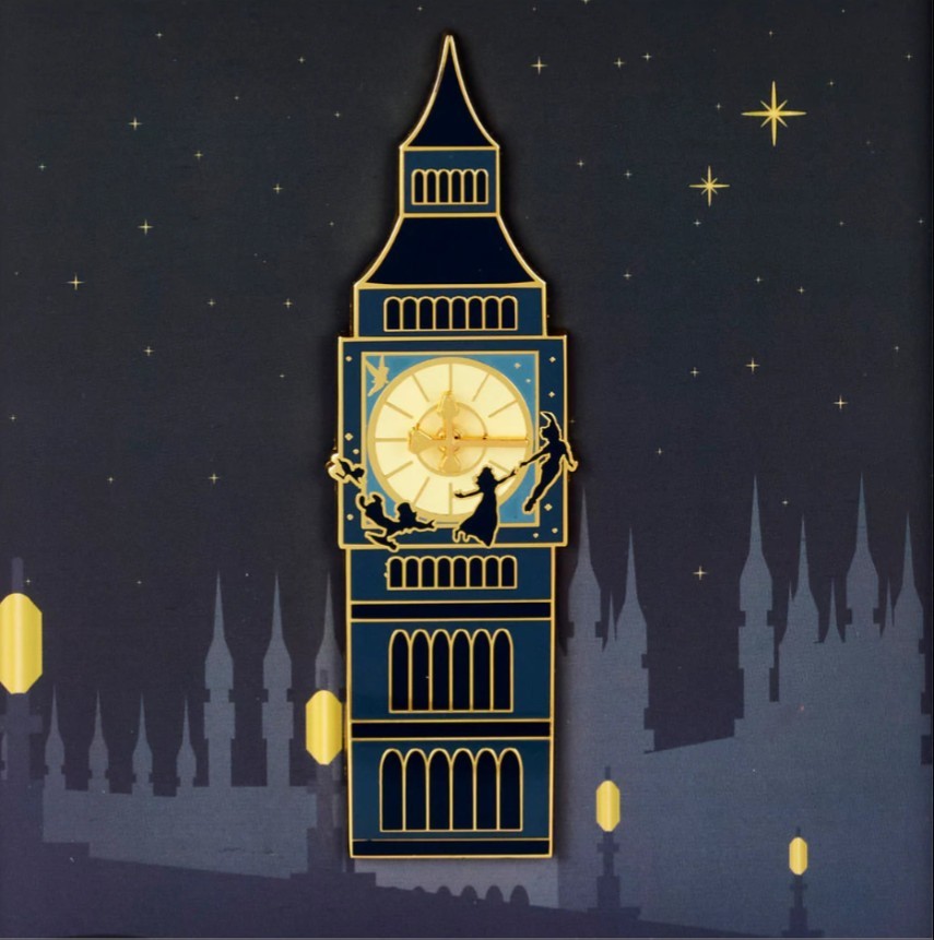 Loungefly Disney Peter Pan Clock 3 Inch Pin