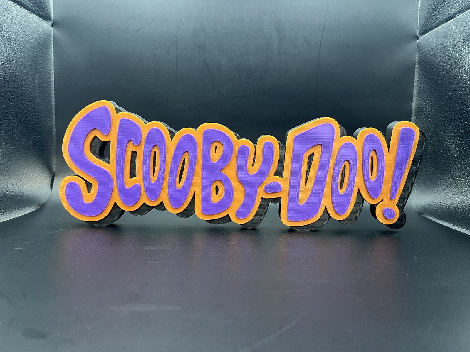 Scooby-Doo Logo Sign Display | 3D Wall Desk Shelf Art