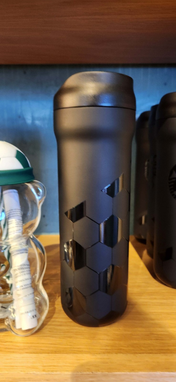 2026 ⚽ Starbucks New World Cup Football Black Stainless Steel SS