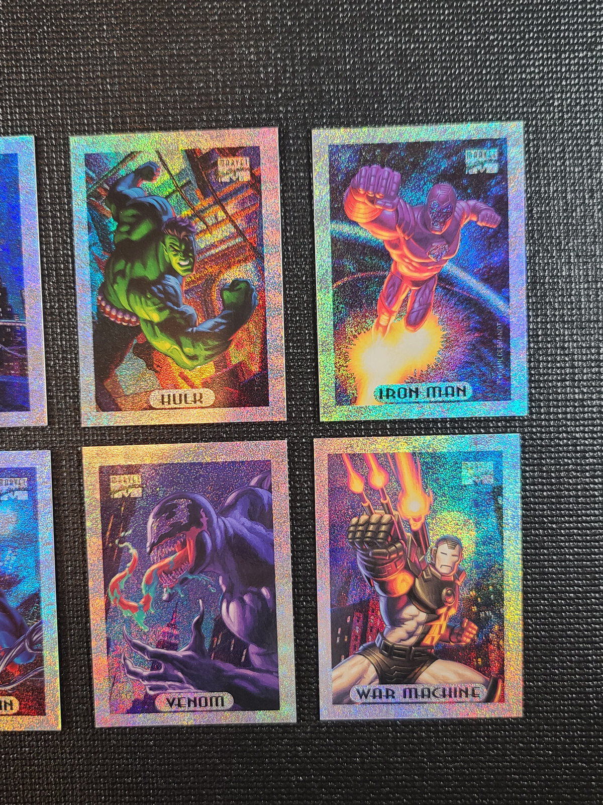 1994 Marvel Masterpieces – Silver Holofoil Complete Set of 10