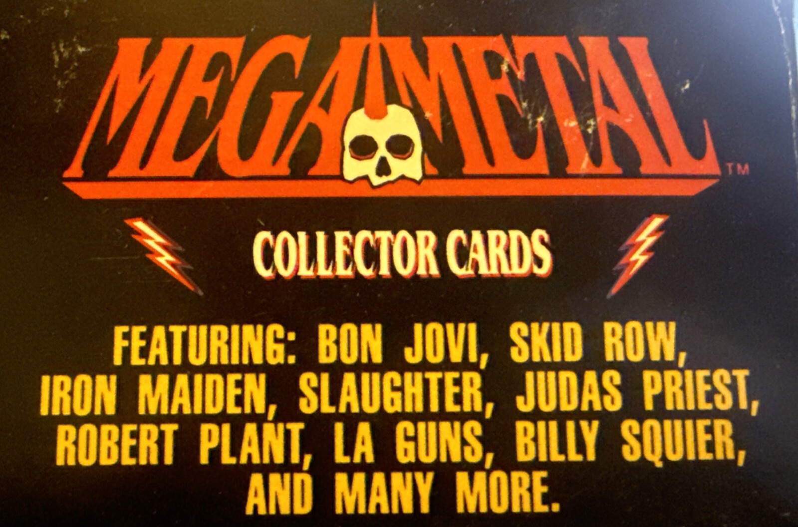 1991 Impel MegaMetal Music Trading Cards Heavy Metal Rock You Pick Choose
