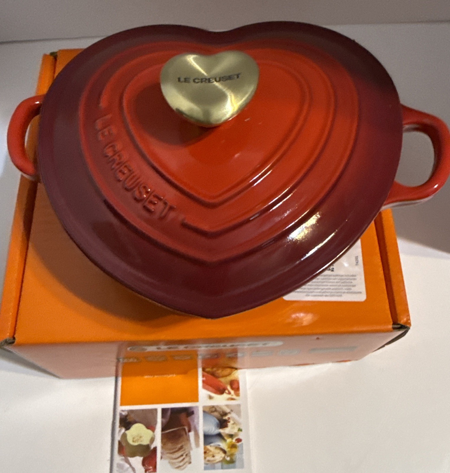 Le Creuset L’Amour Collection 7.75 Inches 1.18 Quart Heart Shaped Cocotte