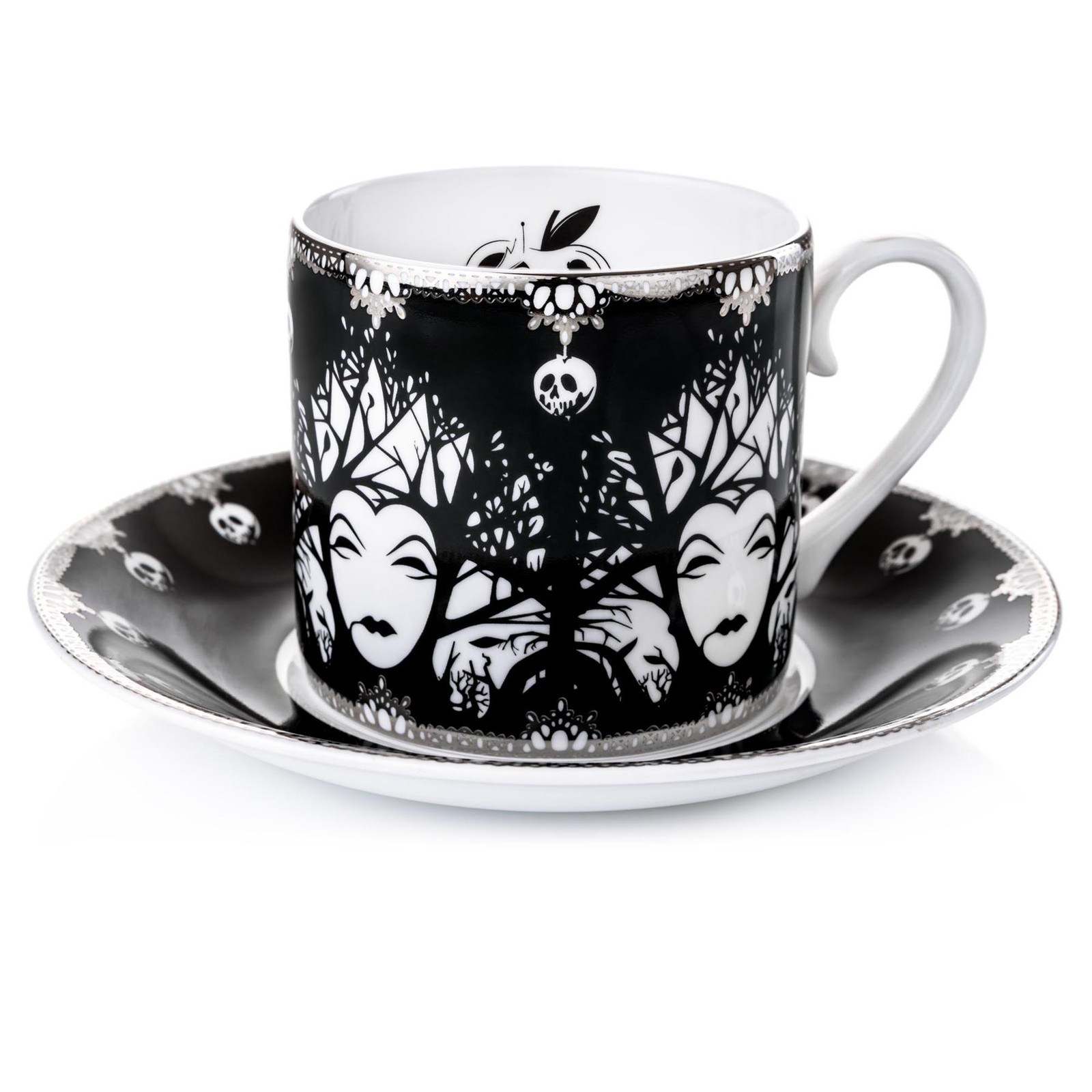 The English Ladies Co Wicked Queen Snow White Cup Saucer Small ELDPCS17008