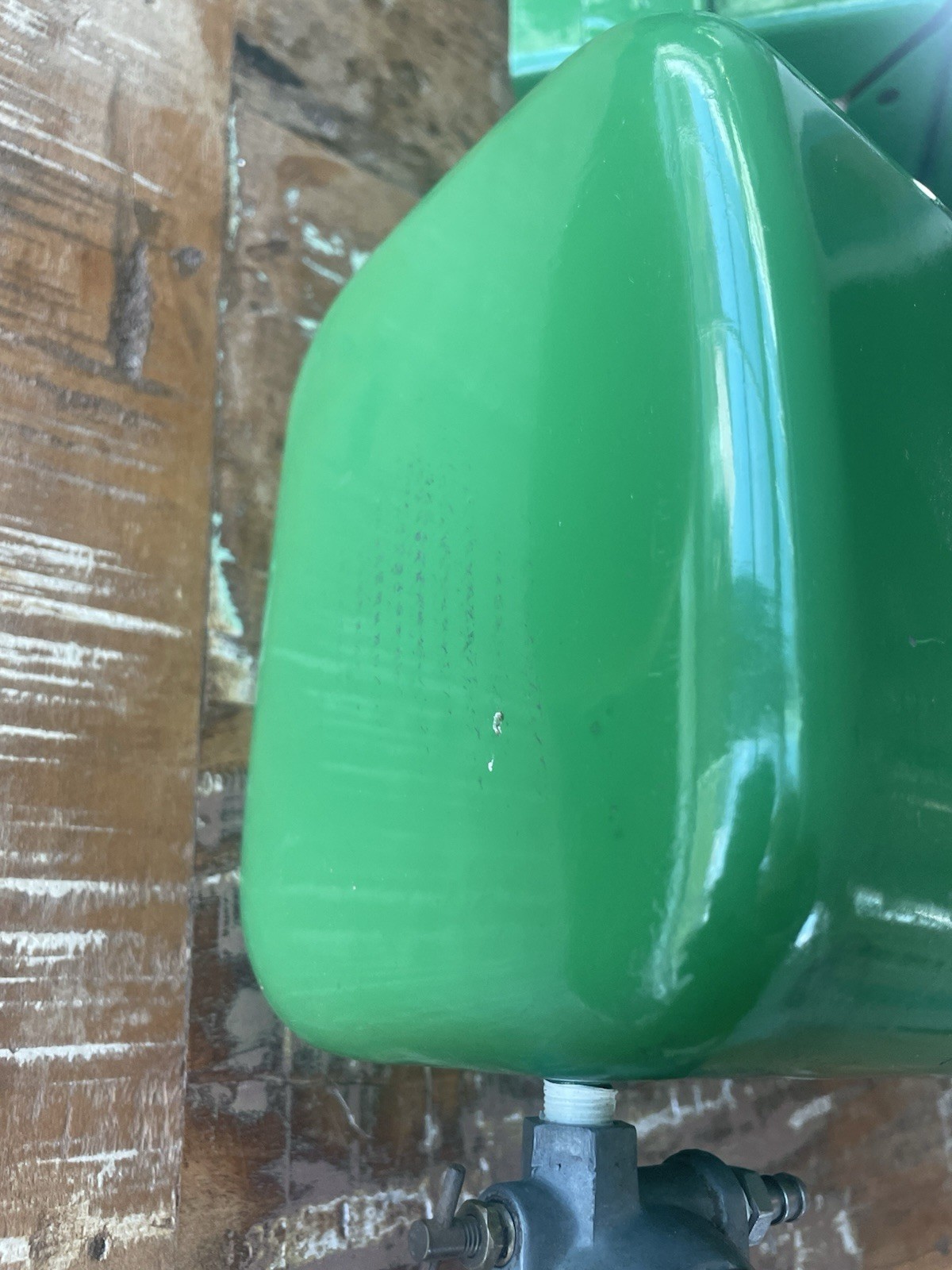 VTG John Deere 110 Metal Gas Fuel Tank Green Riding Mower USA With Accessories