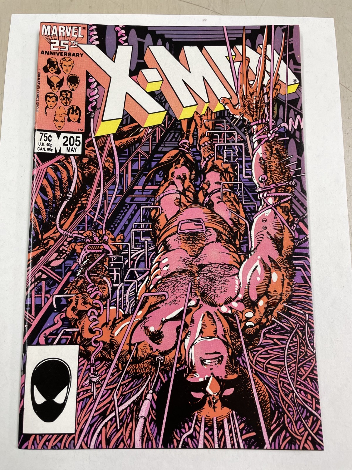 UNCANNY X-MEN 205 NEAR MINT UNREAD COPY 1986 MARVEL COMICS Barry Smith Wolverine