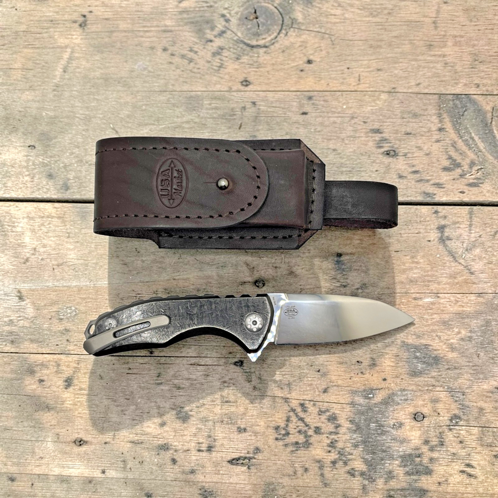 CTS ® 204P – USA-Market® with Blacksmith Andrew – TITANIUM – L/T WARRANTY