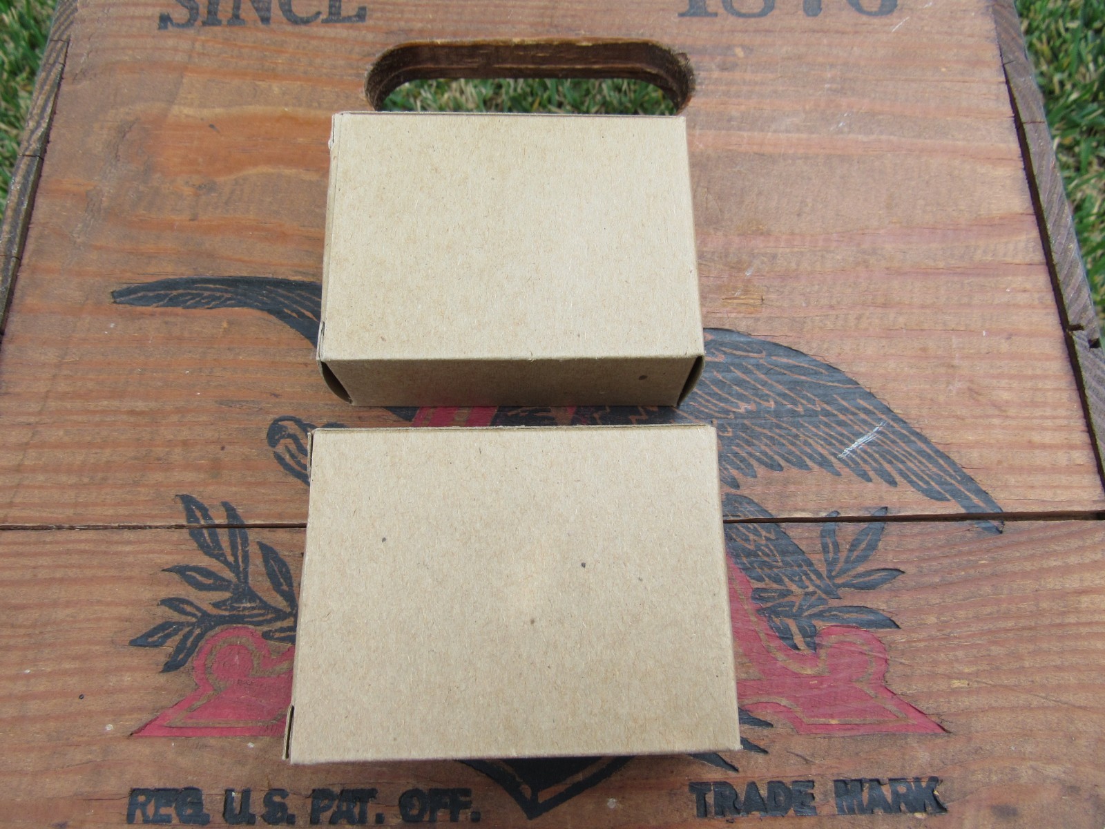 Vintage Trioxane Military Issue Compressed Fuel Bar 2 Per Box – 2 Boxes (4 Bars)