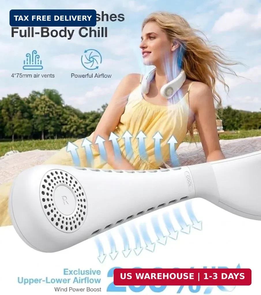 TORRAS COOLiFY Air 2026 Upgraded Neck Fan Air Conditioner, Dual-Airflow Pro Cool