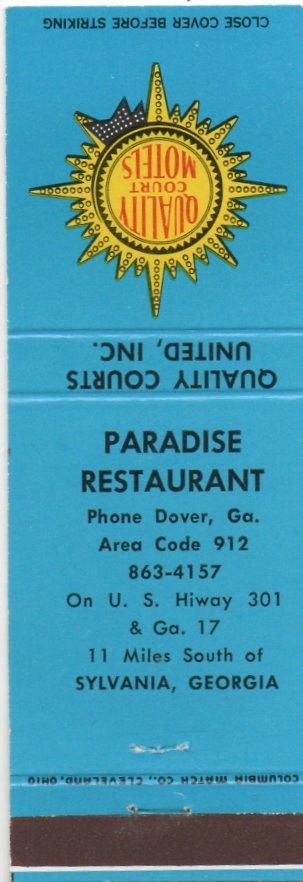 Quality Courts-Paradise Restaurant-Sylvania-Georgia-GA