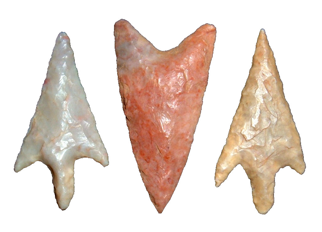 (3) Choice Colorful African Neolithic Points, Arrowheads (3.5K – 6K Years) YZ-19
