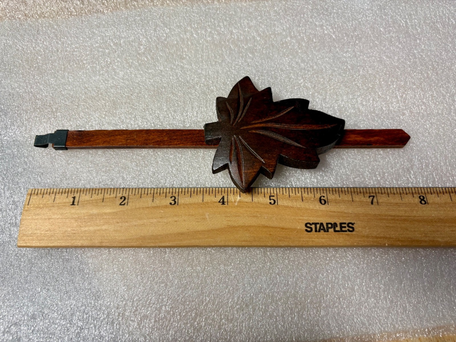 German Cuckoo Clock Pendulum in Walnut Finish