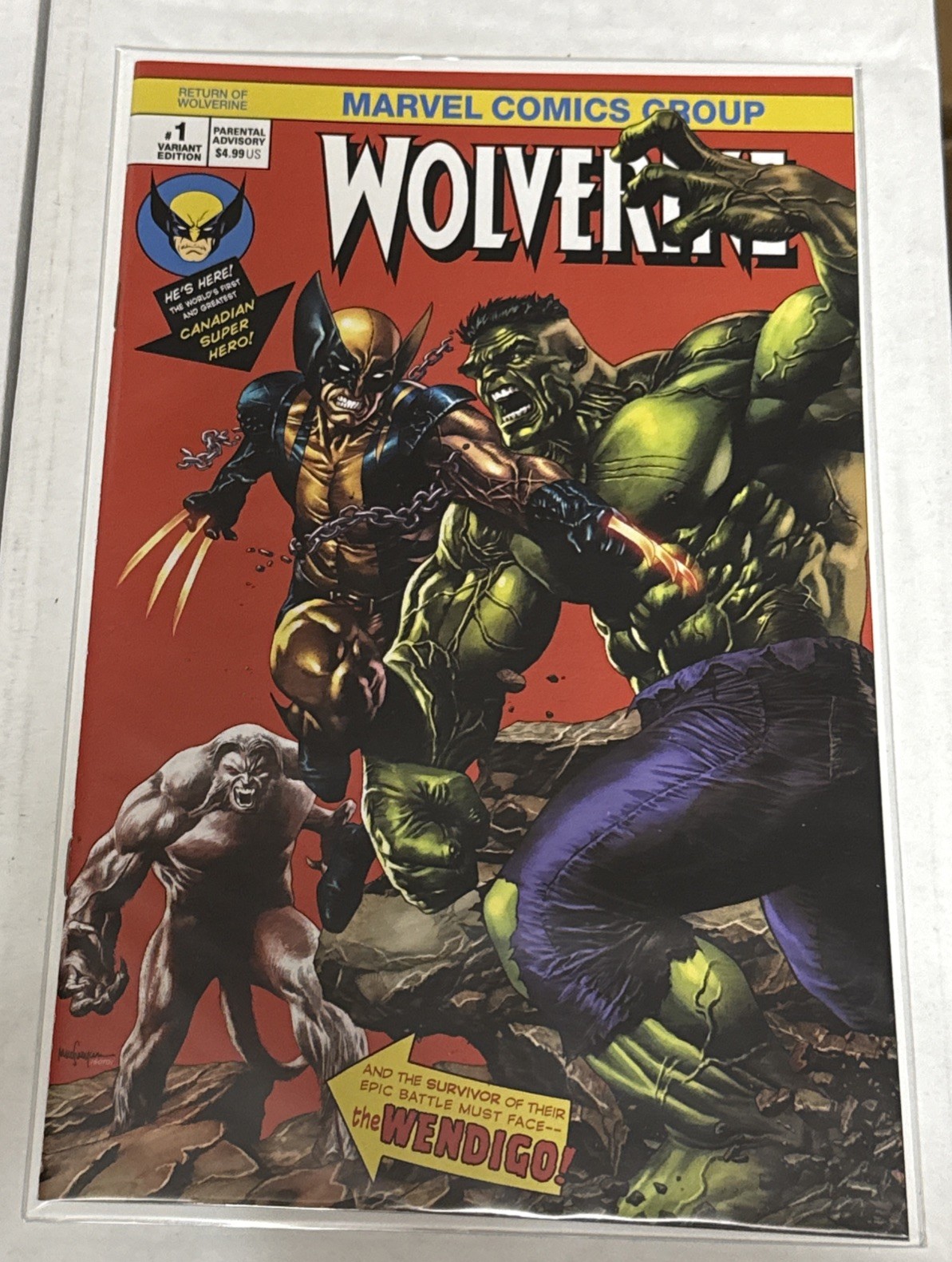 Return of Wolverine #1 NM Suayan Unknown Exclusive Variant Marvel NYCC Excl.