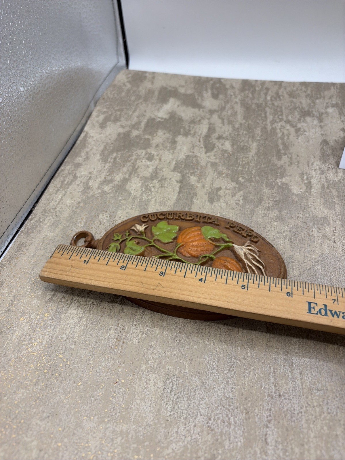 VINTAGE RARE Midwest Importers of Cannon Falls Pumpkin Cucurbita Pepo Wall Deco