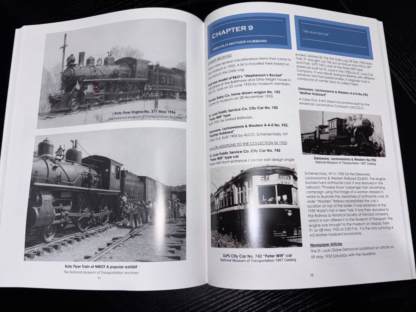 „Origins“ Diary of “ The Early Years of The National Museum of Transportation“