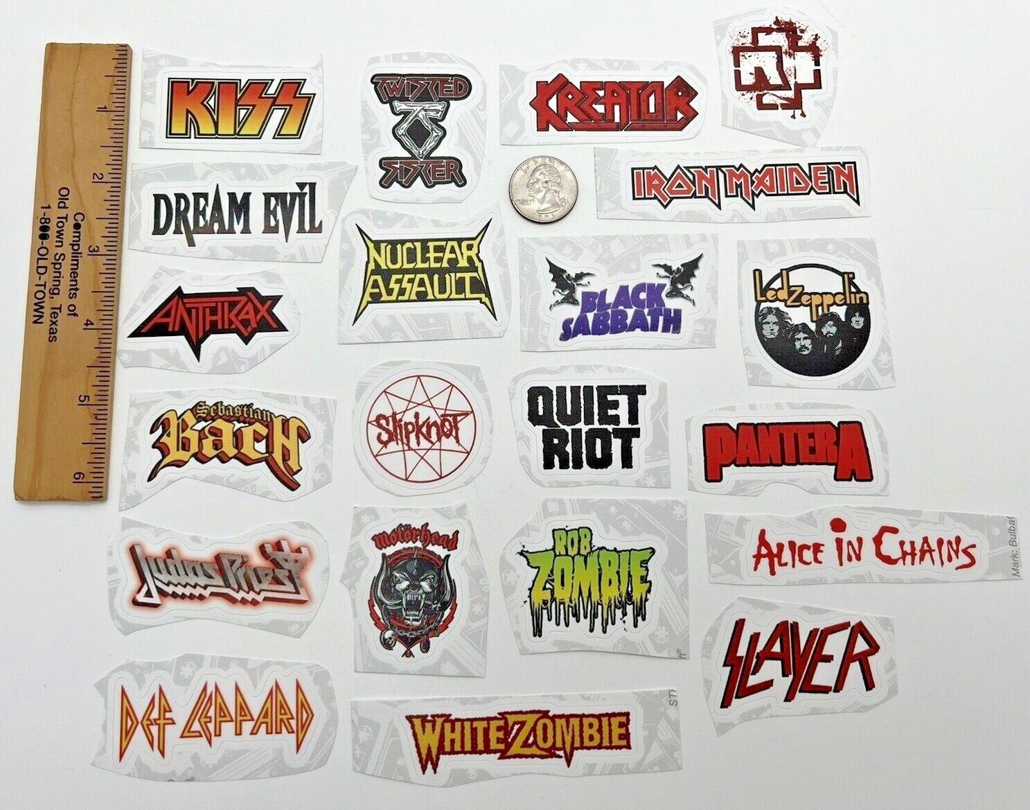 Vinyl Sticker Your Favorite Rock Band window, bumper, laptop water bottle (b2)