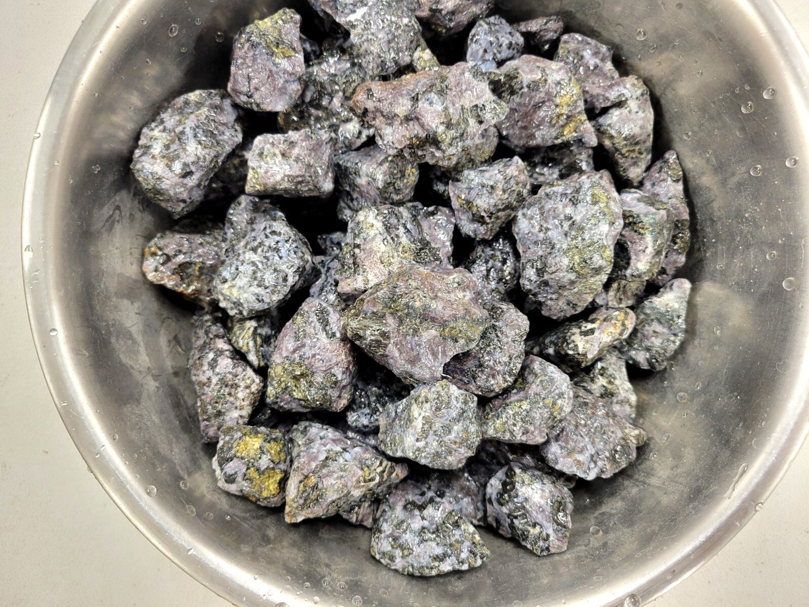 Rough Indigo Gabbro Crystal Stones AKA Mystic Merlinite Bulk Natural Rocks