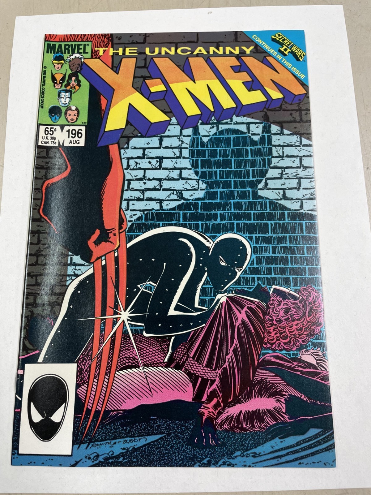UNCANNY X-MEN 196 NEAR MINT UNREAD COPY 1985 MARVEL COMICS