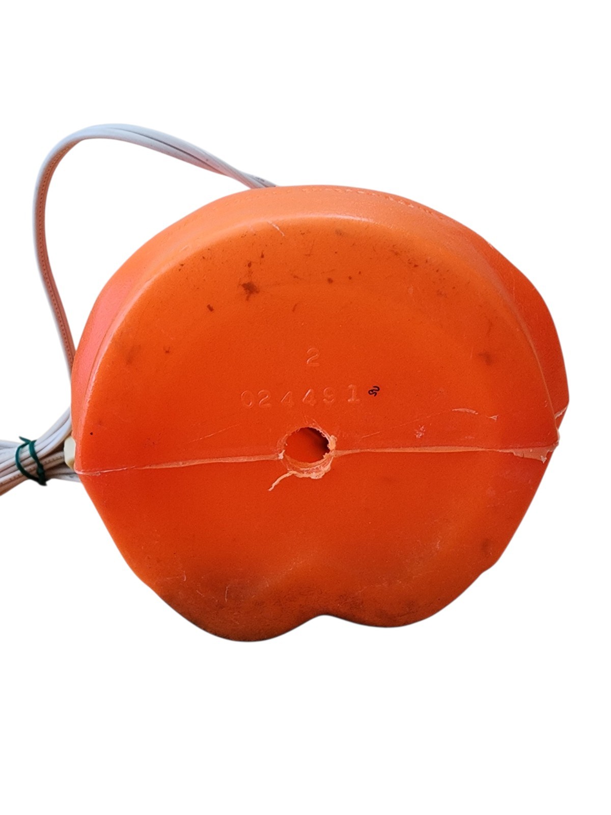Vintage Blow Mold Witch Orange and Black 1981 Empire USA Carolina EUC 9.5 in