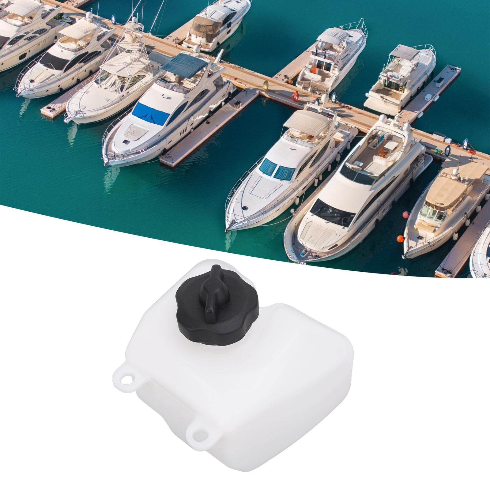 Fuel Tank With Cover Strong Sealing Oil Tank Assembly For Outboard Motor 2 Stro･