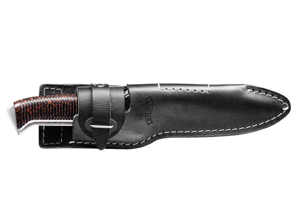 Walther P38 Knife 5.37″ 440C Steel Drop Point Blade Stainless/Synthetic Handle