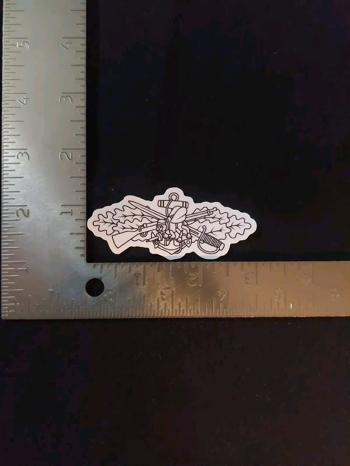 3 INCH NAVY SEABEE COMBAT WARFARE SPECIALIST SCW STICKER