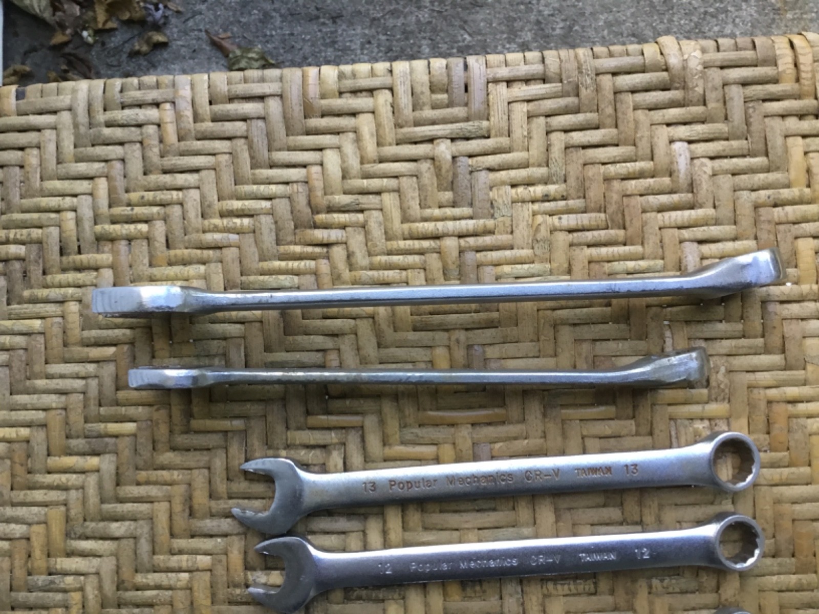 Vintage Popular Mechanics CR-V Metric Combination Wrenches Set of 7, 6MM-17MM
