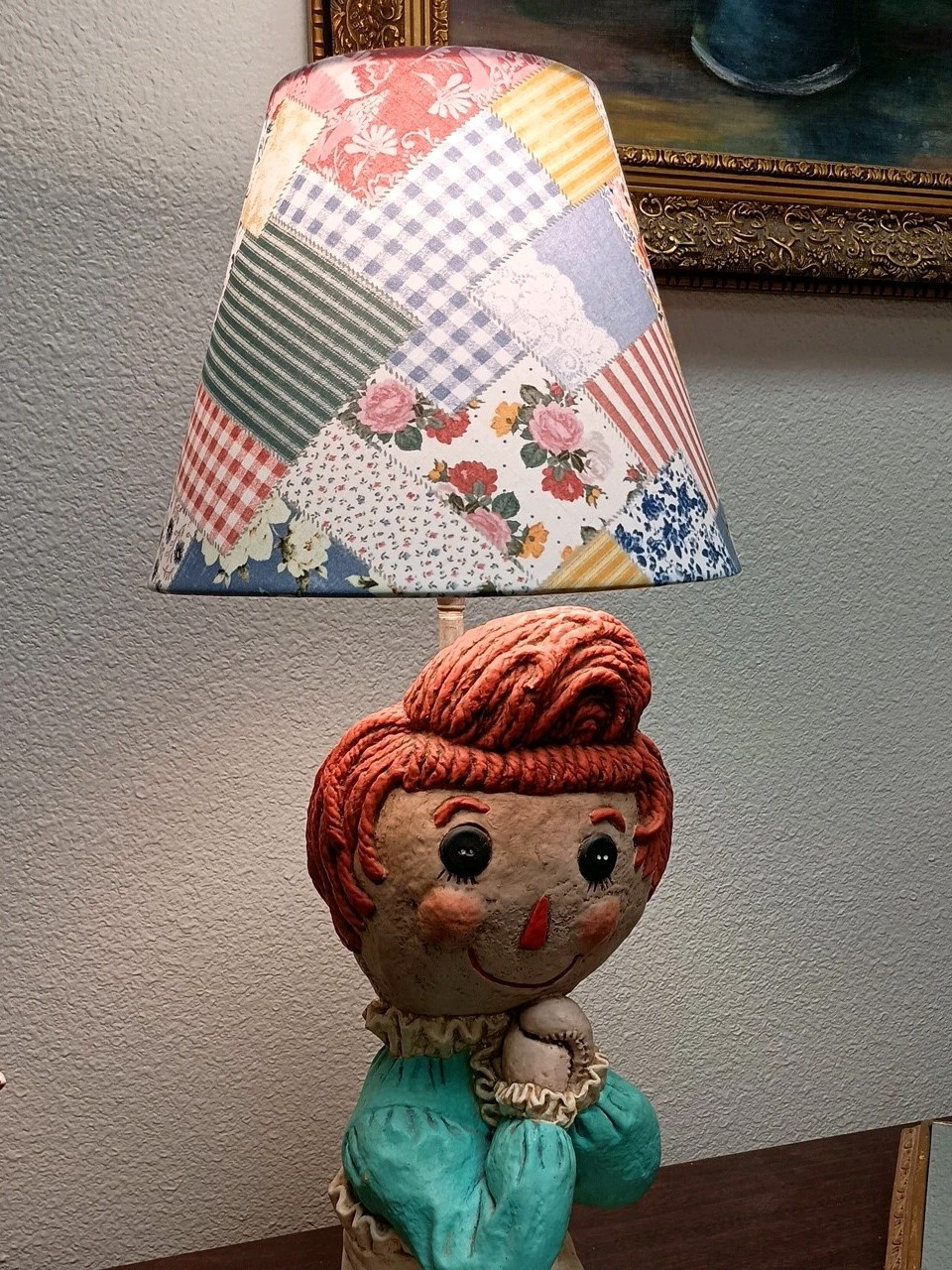 Patch Work Hand Made LampShade (Shade Only) 5″X7.5″X9.5″ Uno Fitting Standard