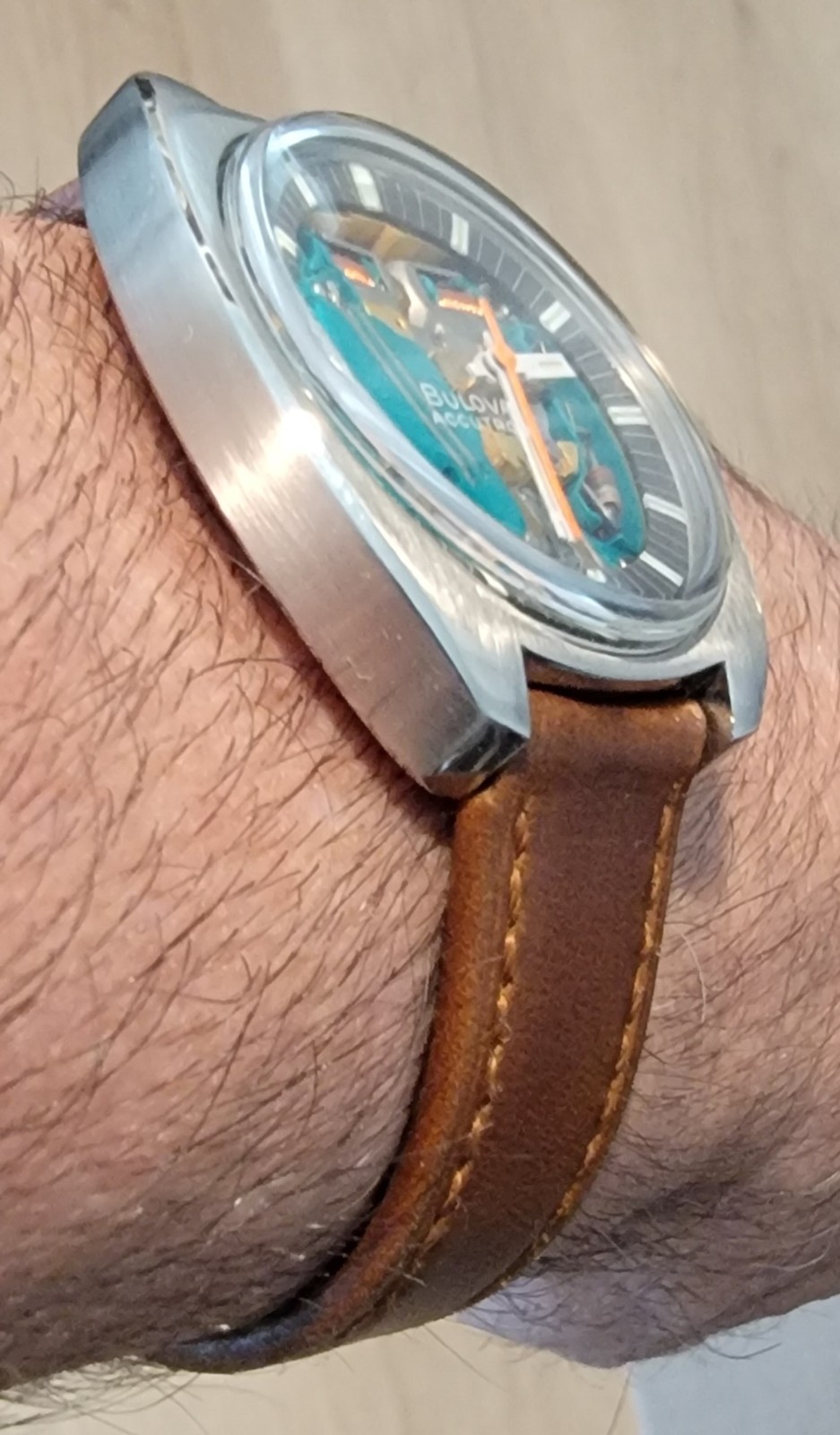 Restored 1969 Accutron 214 Stainless Spaceview #770 Men’s Watch Numbers Matching