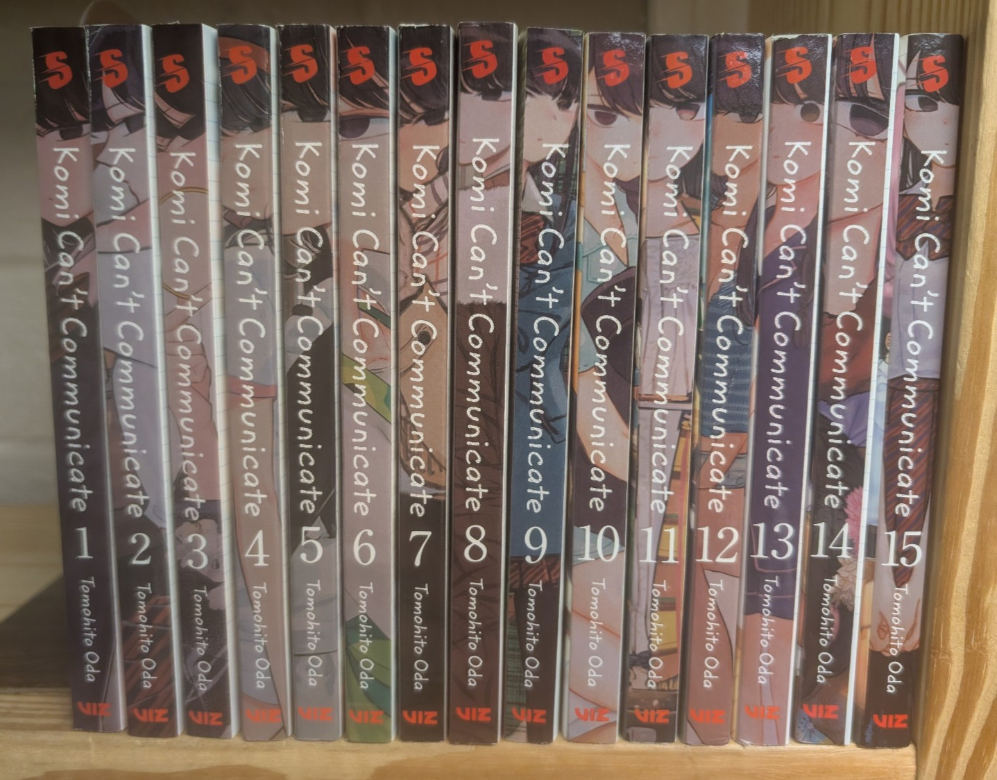 Komi Can’t Communicate Manga Lot Vol 1–15 English Viz Media Tomohito Oda