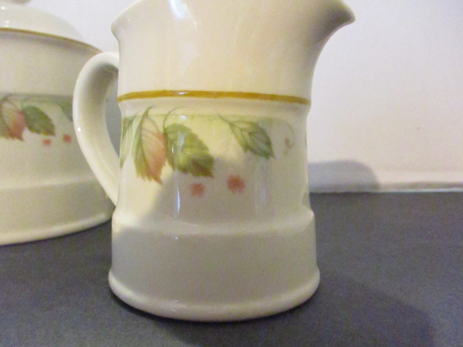 Vtg Steelite International Small Teapot Creamer & Sugar Bowl Set