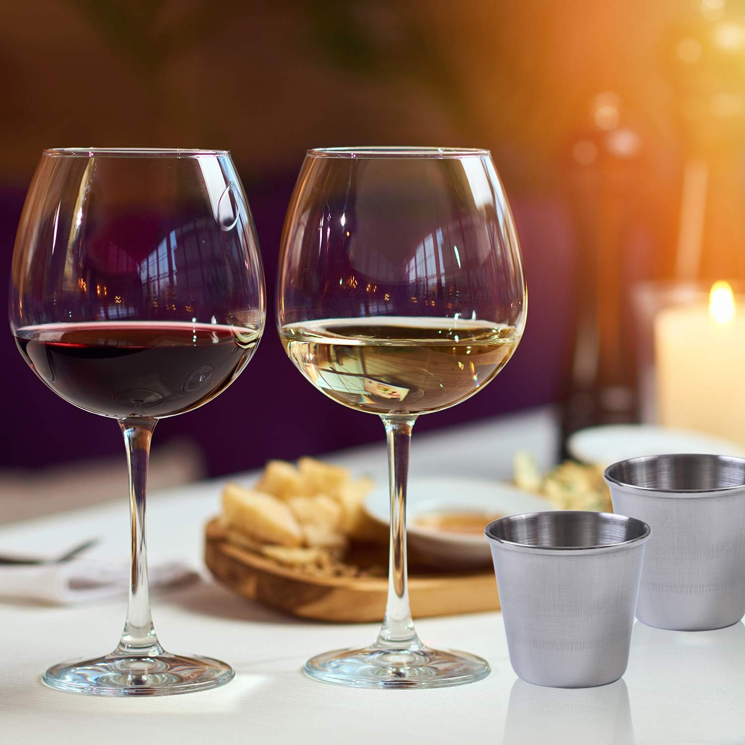 12 Pieces Stainless Steel Shot Cups Stainless Steel Shot Glass Drinking Tumbler