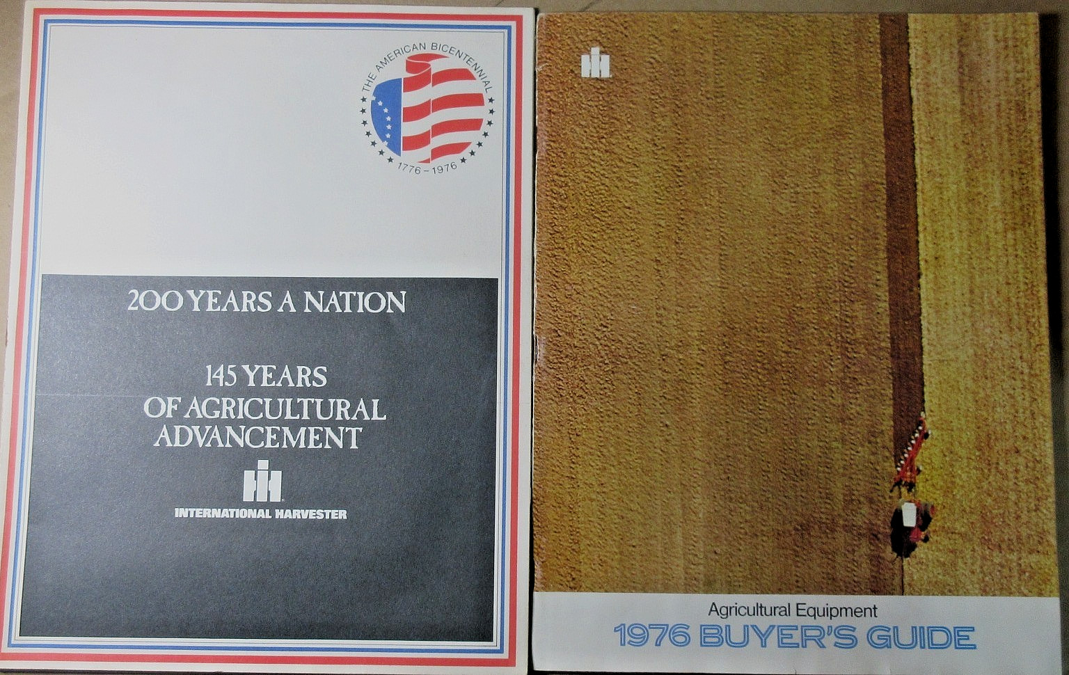 Vintage International Harvester 1976 Buyer’s Guide Brochure Ag Equip. 200 years