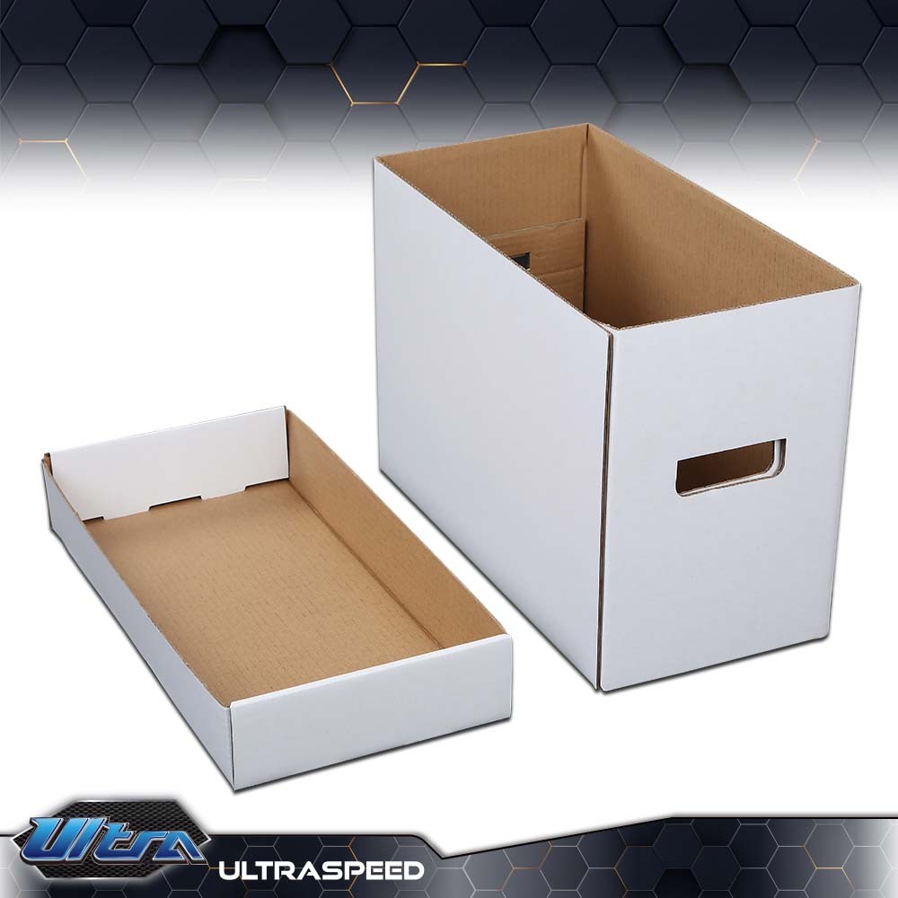 3/5/10x Comic Books Storage Boxes Short Holds 150-175 Stackable Durable Archive