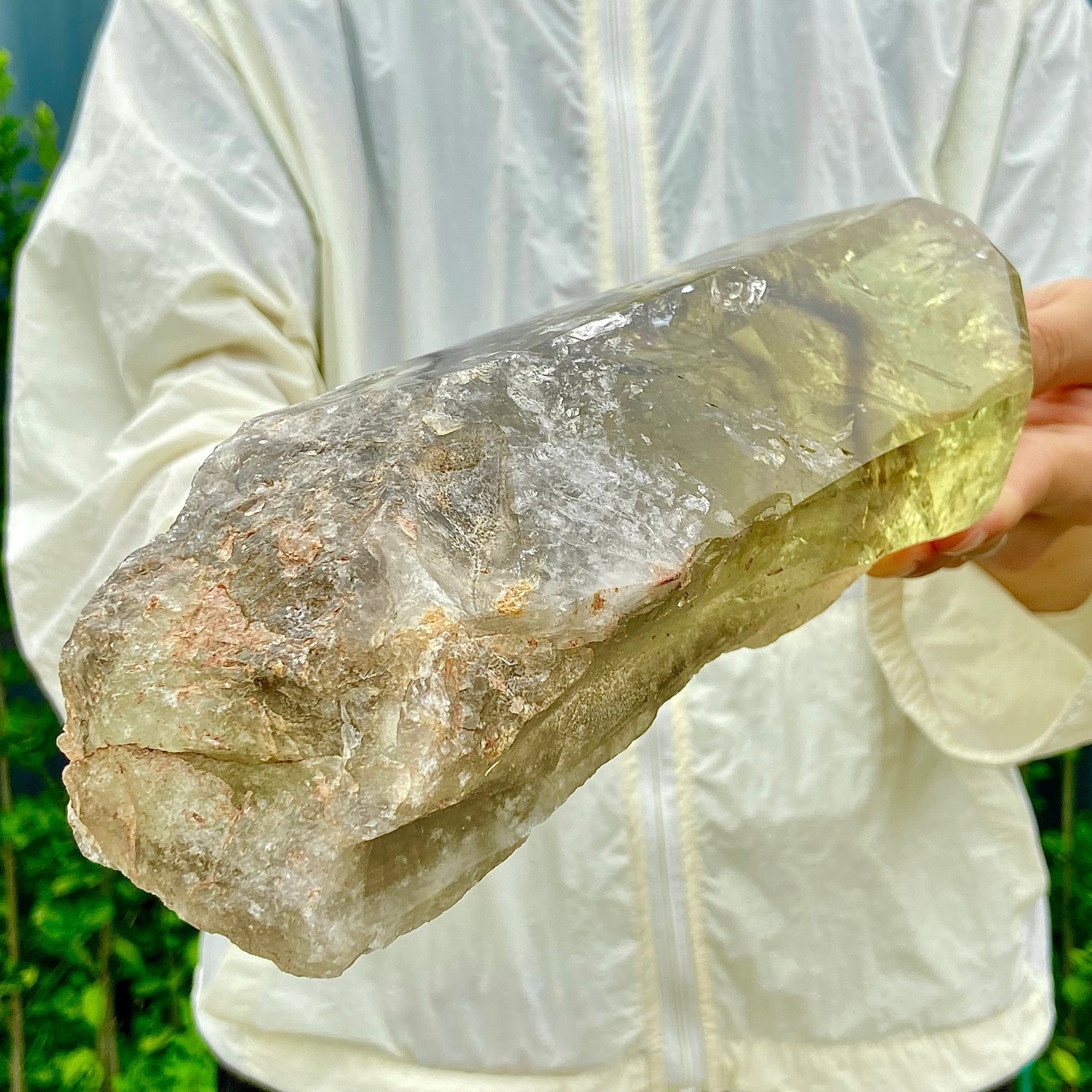 5.2LB Natural Citrine backbone cluster mineral specimen quartz crystal healing